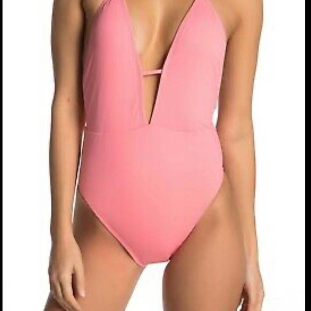 New never worn pink one piece swim suite